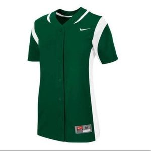 NIKE Vapor Softball Full Button Jersey Medium NEw
